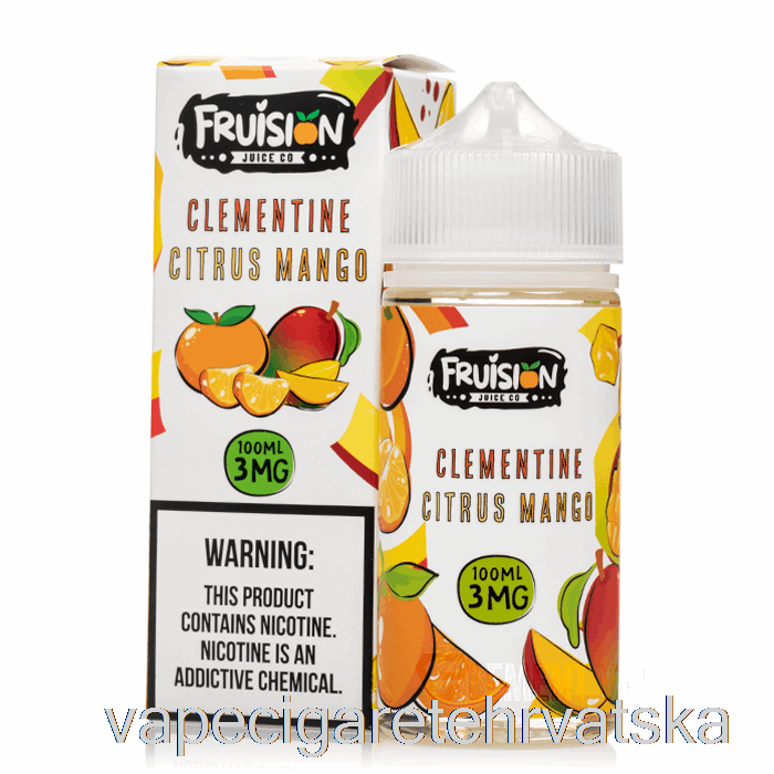 Vape Hrvatska Klementina Citrus Mango - Fruision Juice Co - 100ml 0mg